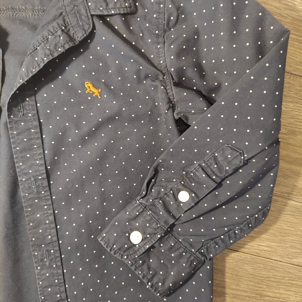 Bundle of 3 Toddler Boy Long and Short-sleeved Button Down Shirts Size 3T-4T - Picture 12 of 12
